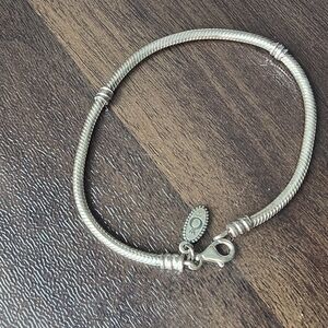 Pandora Lobster Clasp Silver Bracelet 8"